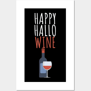 Happy hallo wine Posters and Art